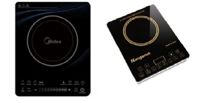 So sánh hai bếp điện từ cao cấp siêu mỏng Midea MI-T2112DA và Kangaroo KG-415I
