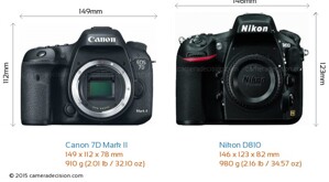 So sánh máy ảnh Canon EOS 700D và Nikon D810
