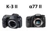So sánh máy ảnh Pentax K-3 II và Sony A77 II
