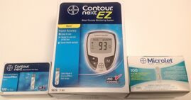 So sánh máy đo đường huyết Accu Chek Nano và máy Bayer Contour Next EZ