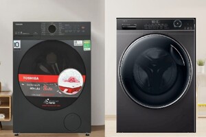 So sánh máy giặt Aqua Inverter 13 kg AW13-BP4959K (S8) và Toshiba TW-T21BU140UWV(MG): Model giá rẻ nào đáng mua hơn?
