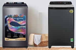 So sánh máy giặt Aqua Inverter 12 kg AWM12-BSR1K(BU) 2025 và AQW-DR120HT BK 2022