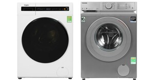 So sánh máy giặt cửa ngang Toshiba TW-BL115A2V(SS) và Whirlpool FWEB10502FW tầm giá 10 triệu đồng