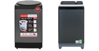 So sánh máy giặt cửa trên 10kg Aqua AQW-DR101GT.BK và Sharp ES-W100PV-H