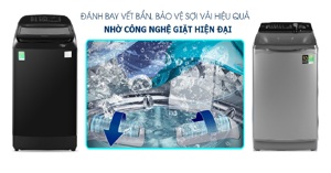 So sánh máy giặt giá 9 triệu đồng - Aqua AQW-DR120CT S và Samsung WA12T5360BV/SV