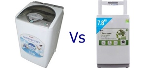So sánh máy giặt giá rẻ Sanyo ASW-S80HT và LG WF-S7817MS