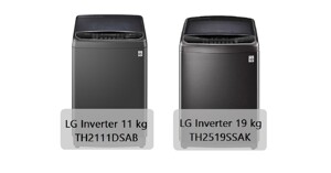 So sánh máy giặt LG Inverter 11 kg TH2111DSAB và LG Inverter 19 kg TH2519SSAK