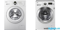 So sánh máy giặt lồng ngang Samsung WF8854SPG và LG WD14660