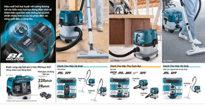 So sánh máy hút bụi lau sàn Makita VC005GLZ và Xiaomi Dreame H12