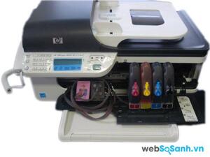 So sánh máy in màu có scan, fax giá rẻ Epson Stylus TX510fn và HP Officejet J4660