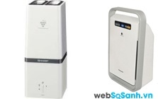 So sánh máy lọc không khí Sharp IG-A10 EU và Panasonic F PXZ 20A