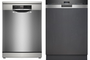 So sánh máy rửa bát Bosch Serie 8 SMS8YCI01E và Siemens SN55ZS07CE