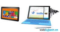 So sánh máy tính bảng Dell Venue 11 Pro 7000 và Surface Pro 3