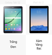 So sánh máy tính bảng Galaxy Tab S2 (9.7 inch) và Apple iPad Air 2