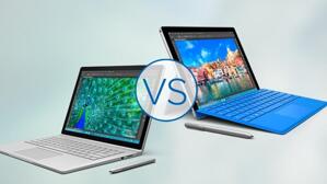 So sánh máy tính bảng lai Surface Book và Surface Pro 4