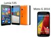 So sánh Microsoft Lumia 535 với Motorola Moto G 2014