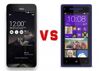 So sánh những khác biệt giữa Asus Zenfone C và HTC 8X