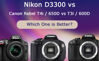 So sánh Nikon D3300 với Canon T3i/600D và T4i/650D (phần 2)