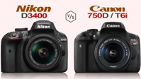 So sánh Nikon D3400 với Canon 750D nên mua loại nào qua 15 tiêu chí đánh giá