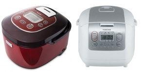 So sánh nồi cơm điện Sharp KSTH18 và nồi cơm điện Toshiba RC-18NMF