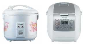 So sánh nồi cơm điện Tiger JNP1800 và nồi cơm điện Toshiba RC-18NMF