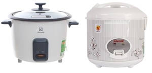 So sánh  nồi cơm điện Electrolux ERC1001 và nồi cơm điện Sunhouse SHD8613