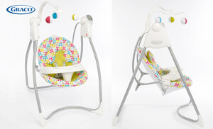 So sánh nôi đưa em bé Lovin Hug Graco GC-1A94FZZE với Graco Swing N Bounce 1B96HPSE