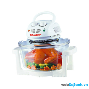 So sánh nồi nướng thủy tinh Sanaky VH 1414 và Sunhouse SHD 4118