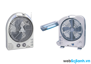 So sánh quạt tích điện Goldsun RF-GPLF81 và quạt tích điện Sunca SF-292A