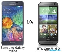 So sánh Samsung Galaxy Alpha với HTC One Mini 2