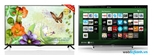 So sánh Smart Tivi LG 40UB800T 4K và Sony KDL-40W600B VN3