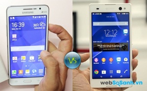 So sánh smartphone tầm trung Samsung Galaxy Grand Prime và Sony Xperia C3 Dual
