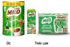 So sánh sữa milo Thái và Úc về hương vị, giá cả, giá trị dinh dưỡng