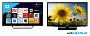 So sánh Tivi 32 inch Sony KDL-32W700B và  Samsung UA32H4303AK