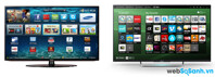 So sánh TiVi  40 inch Sony KDL40W600B và Samsung UN40H5500