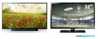 So sánh Tivi LED Sony KDL-32R300B và Samsung 32FH4003