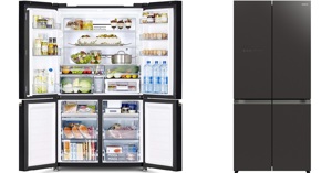 So sánh tủ lạnh Hitachi Inverter 569 lít R-wb640vgv0 và LG French Door 570L Gr-d22mb nên mua loại nào tốt?