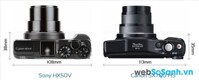 So sánh ưu – nhược điểm của máy ảnh Sony HX50V và Canon SX700 HS