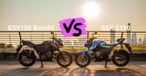 So sánh xe côn tay Suzuki GSX150 Bandit và Suzuki GSX S150