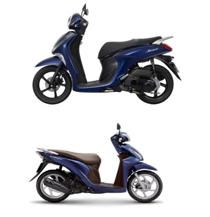 So sánh xe máy Yamaha Janus 125 và Honda Vision