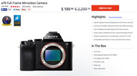 Sony giảm giá "sốc" máy ảnh A7R từ 50 triệu xuống còn 4 triệu