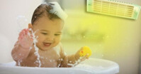 Sử dụng máy sưởi tắm cho bé sao cho đúng và an toàn?