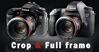 Sự khác biệt giữa máy ảnh DSLR crop và full-frame