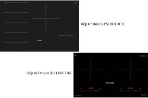 Sự khác nhau của bếp từ Bosch PXE801DC1E và D'mestik TL886 DKI