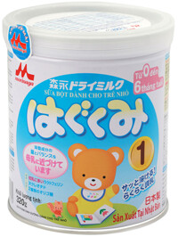 Sữa bột Morinaga Hagukumi số 1 - sữa mát cho bé từ 0 đến 6 tháng tuổi