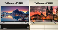 Tầm 5 triệu nên mua tivi Casper 43 inch 43FX6200 hay tivi Casper 43 inch 43FG5200