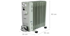 Tham khảo máy sưởi dầu Tiross 9 thanh có loại nào tốt?