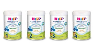 Thành phần, công dụng của 4 loại sữa hữu cơ Hipp Combiotic Organic cho bé