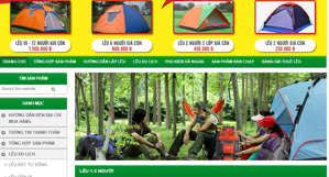 Thuê lều du lịch CHẤT giá bình dân với Leudulichcucre.com