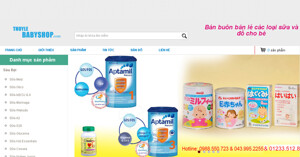 Thuylebabyshop.com - điểm mua sắm online các sản phẩm mẹ & bé giá tốt